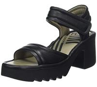 Fly London Women's MANK433FLY Sandal, Black, 9 UK