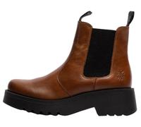 Medi789Fly Rug Leather Women's Chelsea Boots