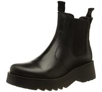 Fly London Medi Leather Women's Black Boots - UK 6 / EU 39 / US 8-8.5