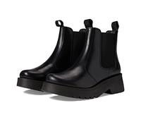 Fly London Medi Leather Women's Petrol Boots UK 5