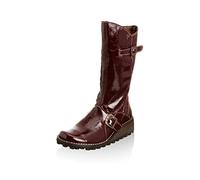 Fly London Women's Mes 2 Buckle Boots, Purple, 3 UK