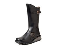 Fly London Women's Mes Buckle Boots, Black, 2.5 UK
