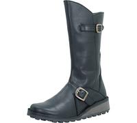 Fly London Women's Mes Buckle Boots, Black, 8 UK