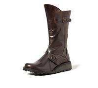 Fly London Women's Mes Buckle Boots, Dk Brown, 3 UK
