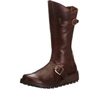 Fly London Women's Mes Buckle Boots, Dk Brown, 5 UK