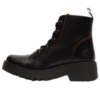 Fly London Women's METZ788FLY Ankle Boot, Black/RED, 4 UK