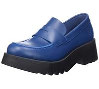 Fly London Women's MOAT948FLY Loafer, Blue, 2.5 UK