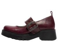 Fly London Women's MOCH126FLY Mary Jane Flat, Wine, 2.5 UK