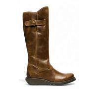 Fly London Women's Mol 2 Zip up Boots, Camel, 6 UK