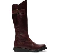 Fly London Womens MOL 2 Leather Heel Knee High Zip Up Boots - - Size: 7