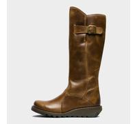 Fly London Women's Mol 2 Zip up Boots, Camel, 7 UK