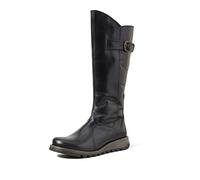 Fly London Women's Mol 2 Zip up Boots, Black, 3 UK