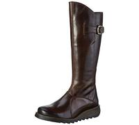 Fly London Women's Mol 2 Zip up Boots, Dk Brown, 6 UK