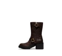 Fly London Women's NATY192FLY Fashion Boot, DK. Brown, 2 UK