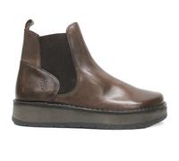 Fly London Womens RAWI131FLY Rug Leather Dark Brown Boots 4 UK