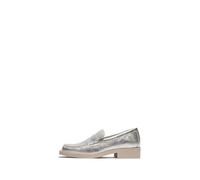 Fly London Women's REIF194FLY Loafers, Silver, 4 UK
