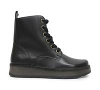 Fly London Womens REIG201FLY Rug Leather Black Boots 8 UK