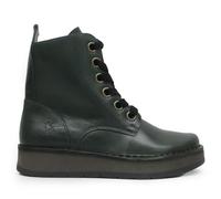Fly London Womens REIG201FLY Rug Leather Petrol Boots 5 UK
