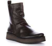 Fly London RENO053FLY Rug Leather Women's Ankle Boots - Black - Size:UK 4