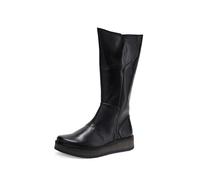 Fly London Women's RHEA042FLY Knee High Boot, Black, 4 UK