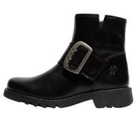 Rily991Fly Leather Women's Buckle Strap Ankle Boots