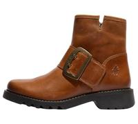 Fly London RILY991FLY Rug Leather Women's Ankle Boots - Mid Brown - Size:UK 7