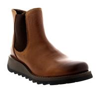 Fly London Women's Salv Chelsea Boots, Brown Camel, 3 UK