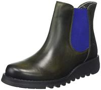 Fly London Women's Salv Chelsea Boots, Diesel Blue Elastic, 7 UK