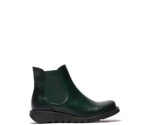 Fly London Women's Salv Chelsea Boots, Petrol Petrol Elastic, 3 UK