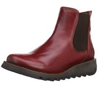 Fly London Women's Salv Chelsea Boots, Red, 2.5 UK
