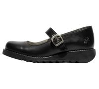 Fly London Women's SAMP132FLY Mary Jane Flat, Black, 5 UK
