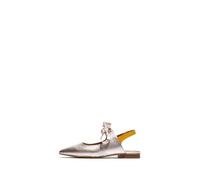 Fly London Women's SAUB268FLY Ballet, Yellow/Silver, 9 UK