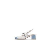 Fly London Women's SOLN083FLY Mary Jane, Sky Blue/Offwhite, 7 UK