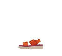 Fly London SORU277FLY Women's Sandal, Scarlet/orange/lilac