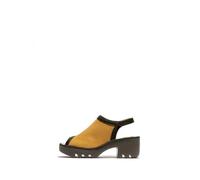 Fly London Women's TEIF577FLY Sandal, Bumblebee/Khaki, 5 UK