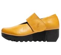 Fly London Women's VARI188FLY Mary Jane Flat, Mustard, 5 UK