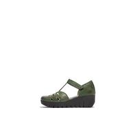 Fly London Women's VELT224FLY Sandal, Green, 8 UK