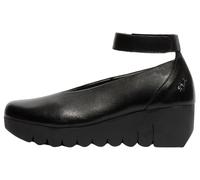 Fly London Women's VILY161FLY Mary Jane Flat, Black, 8 UK