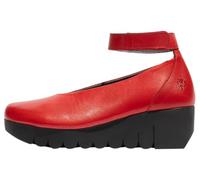 Fly London Women's VILY161FLY Mary Jane Flat, RED, 4 UK