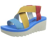 Fly London Yabi922Fly Leather Women's Wedge Heel Sandals