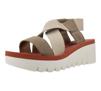 Fly London Women's YABI922FLY Sandal, Military/Beige/Brick, 6 UK