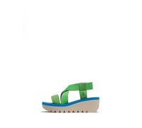 Fly London Women's YABI922FLY Sandal, Pistachio/Pistachio/azurre, 2 UK