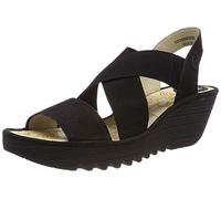Fly London Women's Yaji888fly Open Toe Sandals, Black Black 000, 9 UK