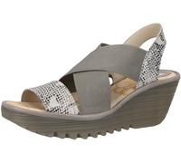 Fly London Women's Yaji888fly Open Toe Sandals, Off White Offwhite Piombo 010, 8 UK