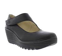 Fly London Women's YASI682FLY Closed Toe Ballet Flats,BLACK,5 UK