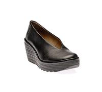 Fly London Women's Yaz Wedges,Black,4 UK