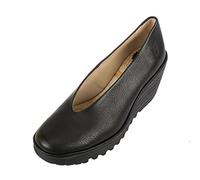 Fly London Women's Yaz Wedges,Black,7 UK