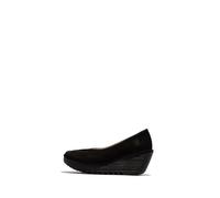 Fly London YEIF566FLY Cupido Leather Women's Heels Black Shoes