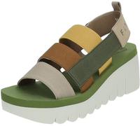 Fly London Women's YERE847FLY Sandal, Cloud/Multicolor/Green, 2.5 UK