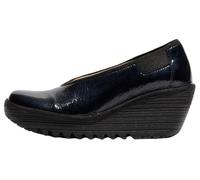 Fly London Women's YOZA438FLY Loafer, Navy, 6 UK